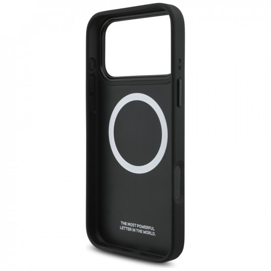 Case BMW M Perforated Stripe Logo MagSafe for iPhone 17 Pro Max red