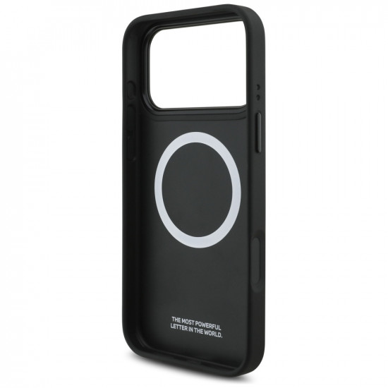 Case BMW M Perforated Stripe Logo MagSafe for iPhone 17 Pro Max gray Case BMW M Perforated Stripe Logo MagSafe for iPhone 17 Pro Max gray