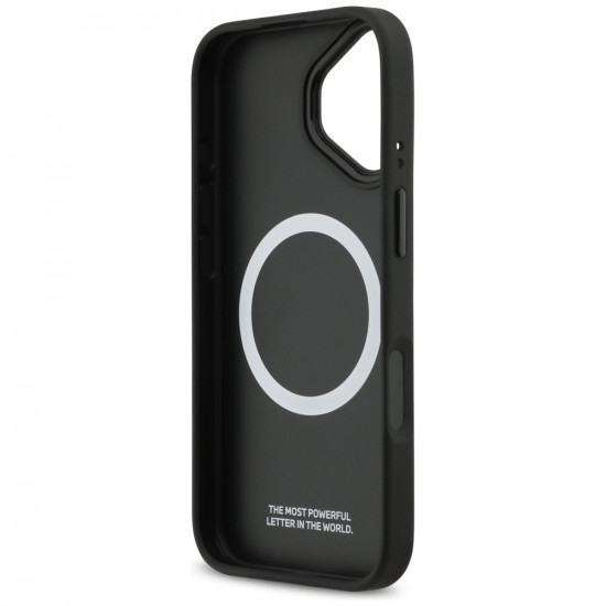 Case BMW M Perforated Stripe Logo MagSafe for iPhone 17 gray Case BMW M Perforated Stripe Logo MagSafe for iPhone 17 gray