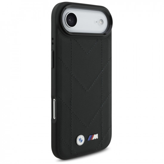 Case BMW M Quilted Logo MagSafe for iPhone 17 Air black