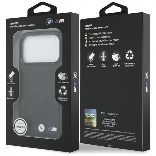 Case BMW M Shape Logo MagSafe for iPhone 17 Pro black Case BMW M Shape Logo MagSafe for iPhone 17 Pro black