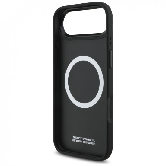 BMW M Tricolor Metal Logo MagSafe Case for iPhone 17 Air Black