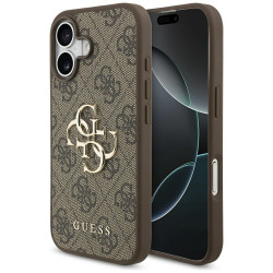 Case Guess 4G Big Logo for iPhone 17 brown