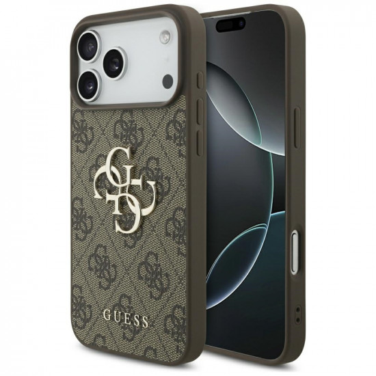 Case Guess 4G Big Logo for iPhone 17 Pro Max brown