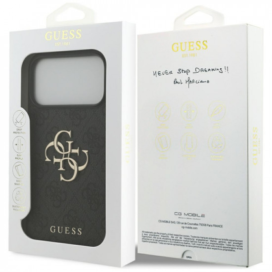 Case Guess 4G Big Logo for iPhone 17 Pro Max black