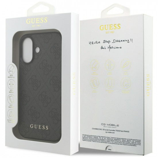 Guess 4G Classic case for iPhone 17 black Guess 4G Classic case for iPhone 17 black