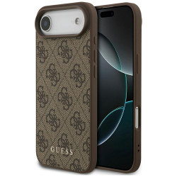 Guess 4G Classic Case for iPhone 17 Air Brown
