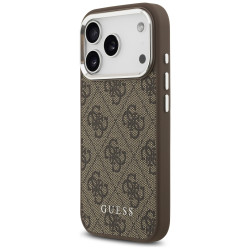 Case Guess 4G Classic Logo MagSafe for iPhone 17 Pro brown