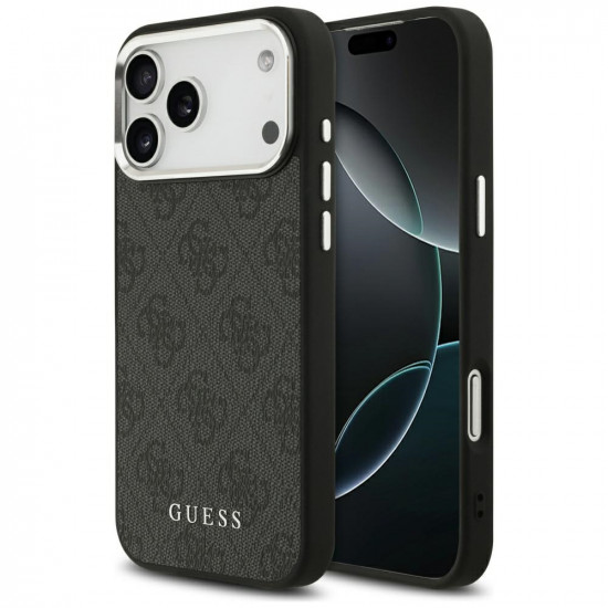 Case Guess 4G Classic Logo MagSafe for iPhone 17 Pro Max black