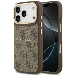 Case Guess 4G PU Classic Logo MagSafe for iPhone 17 Pro brown
