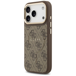 Case Guess 4G PU Classic Logo MagSafe for iPhone 17 Pro brown