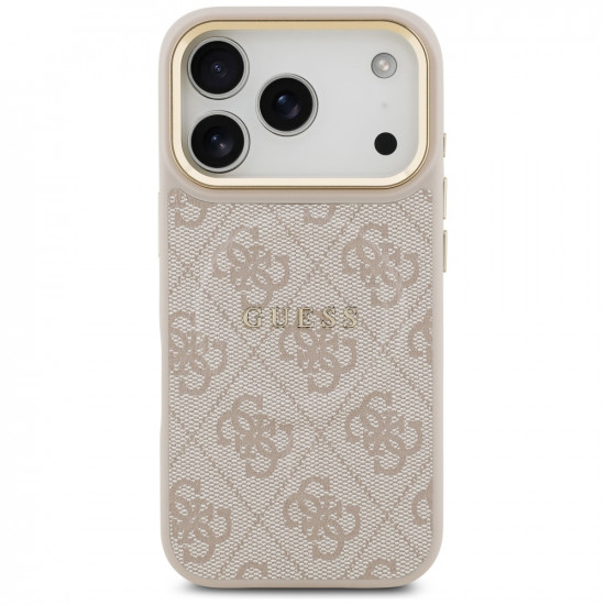 Case Guess 4G PU Classic Logo MagSafe for iPhone 17 Pro pink