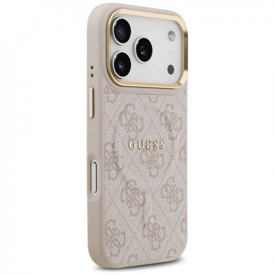Case Guess 4G PU Classic Logo MagSafe for iPhone 17 Pro pink