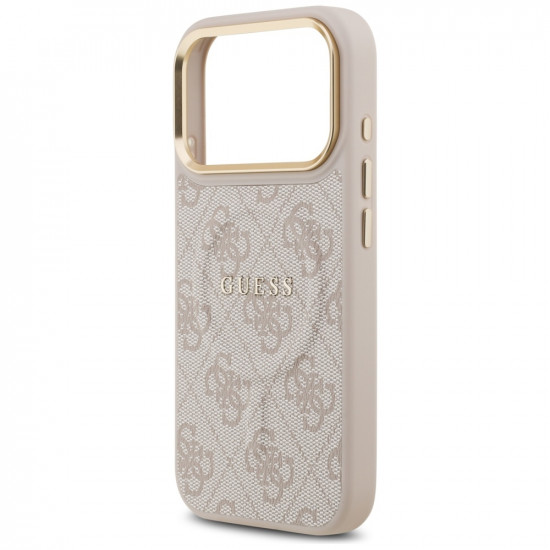 Case Guess 4G PU Classic Logo MagSafe for iPhone 17 Pro pink