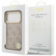 Case Guess 4G PU Classic Logo MagSafe for iPhone 17 Pro pink