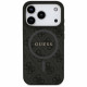 Guess 4G Ring Classic Logo MagSafe case for iPhone 17 Pro black