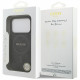 Guess 4G Ring Classic Logo MagSafe case for iPhone 17 Pro black