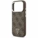 Case Guess 4G Triangle Logo MagSafe for iPhone 17 Pro brown Case Guess 4G Triangle Logo MagSafe for iPhone 17 Pro brown