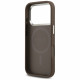 Case Guess 4G Triangle Logo MagSafe for iPhone 17 Pro brown Case Guess 4G Triangle Logo MagSafe for iPhone 17 Pro brown