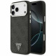 Case Guess 4G Triangle Logo MagSafe for iPhone 17 Pro Max black silver Case Guess 4G Triangle Logo MagSafe for iPhone 17 Pro Max black silver