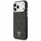 Case Guess 4G Triangle Logo MagSafe for iPhone 17 Pro Max black silver Case Guess 4G Triangle Logo MagSafe for iPhone 17 Pro Max black silver