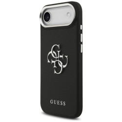 Case Guess Grained Big 4G Classic Logo for iPhone 17 Air black