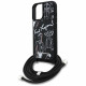 Case Karl Lagerfeld Crossbody Grained Pattern &amp; Logo MagSafe for iPhone 16 black