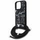 Case Karl Lagerfeld Crossbody Grained Pattern &amp; Logo for iPhone 16 Pro Max black