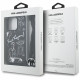 Case Karl Lagerfeld Crossbody Grained Pattern &amp; Logo for iPhone 16 Pro Max black