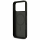 Karl Lagerfeld Grained Pattern &amp; Logo MagSafe Case for iPhone 17 Pro Max Black