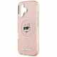 Case Karl Lagerfeld IML Choupette Head Logo MagSafe for iPhone 17 pink