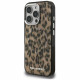 Case Karl Lagerfeld IML Leopard Pattern MagSafe for iPhone 16 Pro Max brown