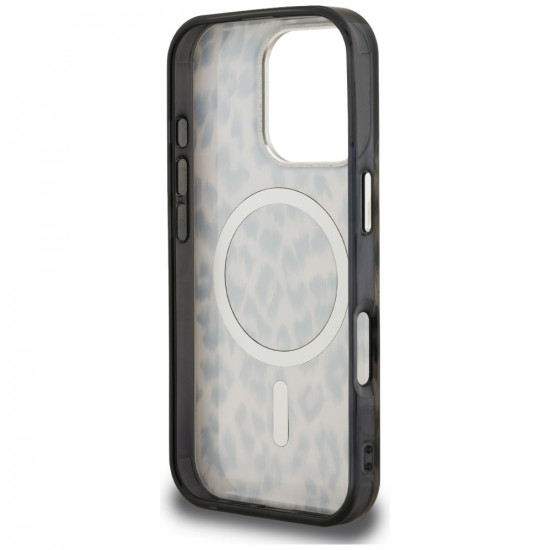 Case Karl Lagerfeld IML Leopard Pattern MagSafe for iPhone 16 Pro Max brown
