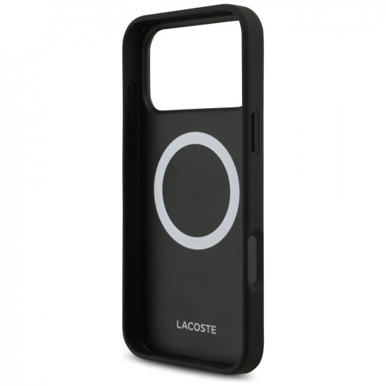 Lacoste Bliss MagSafe Case for iPhone 17 Pro Max Black