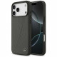 Case Mercedes Leather Large Laurel Leave MagSafe for iPhone 17 Pro Max anthracite