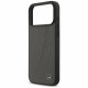 Case Mercedes Leather Large Laurel Leave MagSafe for iPhone 17 Pro Max anthracite