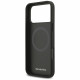 Case Mercedes Leather Large Laurel Leave MagSafe for iPhone 17 Pro Max anthracite