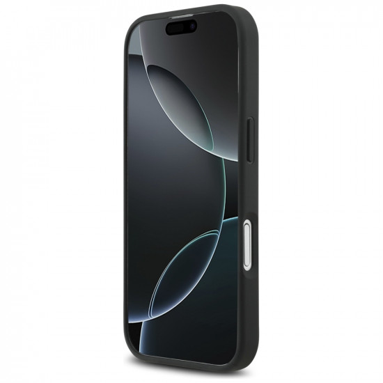 Case Mercedes Leather Laurel Leaves Stripes MagSafe for iPhone 17 black Case Mercedes Leather Laurel Leaves Stripes MagSafe for iPhone 17 black