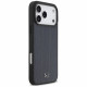 Case Mercedes Leather Laurel Leaves Stripes MagSafe for iPhone 17 Pro Max blue