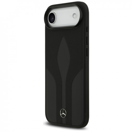 Case Mercedes Leather The Move MagSafe for iPhone 17 Air black Case Mercedes Leather The Move MagSafe for iPhone 17 Air black