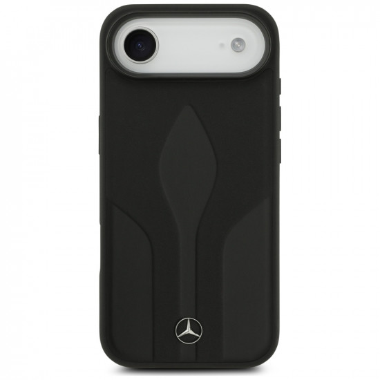 Case Mercedes Leather The Move MagSafe for iPhone 17 Air black Case Mercedes Leather The Move MagSafe for iPhone 17 Air black
