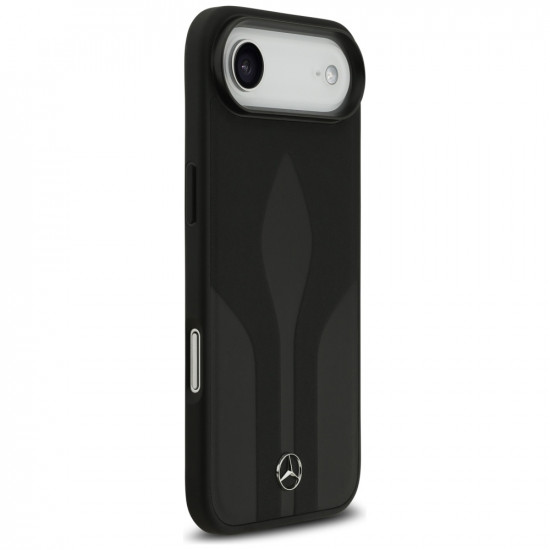Case Mercedes Leather The Move MagSafe for iPhone 17 Air black Case Mercedes Leather The Move MagSafe for iPhone 17 Air black