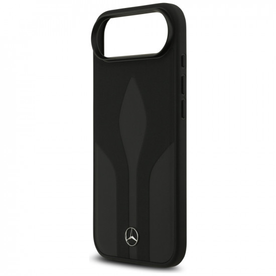 Case Mercedes Leather The Move MagSafe for iPhone 17 Air black Case Mercedes Leather The Move MagSafe for iPhone 17 Air black