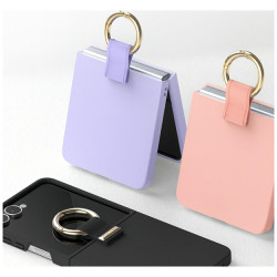 Mercury Gold Ring Case for Samsung Galaxy Z Flip7 Black