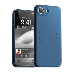 Case Mercury Semi-Silicone MagSafe iPhone 16E blue Case Mercury Semi-Silicone MagSafe iPhone 16E blue