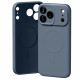 Mercury Semi-Silicone MagSafe case for iPhone 17 Pro Max sierra blue