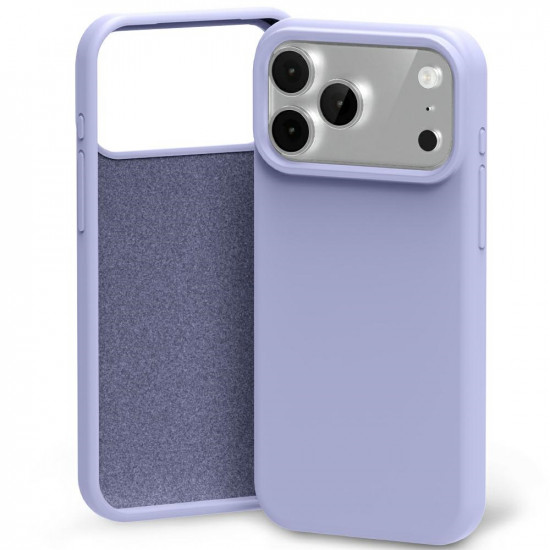 Mercury Silicone Case for iPhone 17 Pro Max Lavender Gray