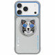 Case Nimmy Glasses Cool Dog MagSafe for iPhone 17 Pro gray