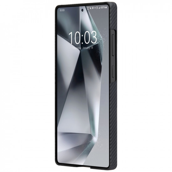 Case PITAKA Ultra-Slim MagSafe for Samsung Galaxy S25 Ultra black gray