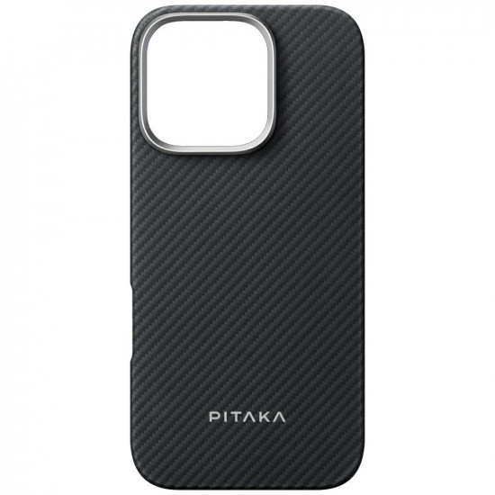 Case PITAKA Ultra-Slim MagSafe for iPhone 16 Pro black gray